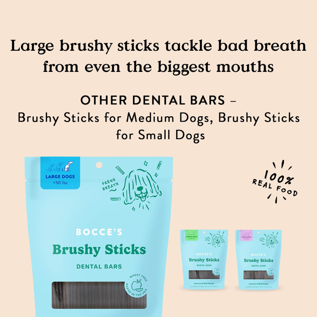 Bocce's Bakery Brushy Sticks (Large)